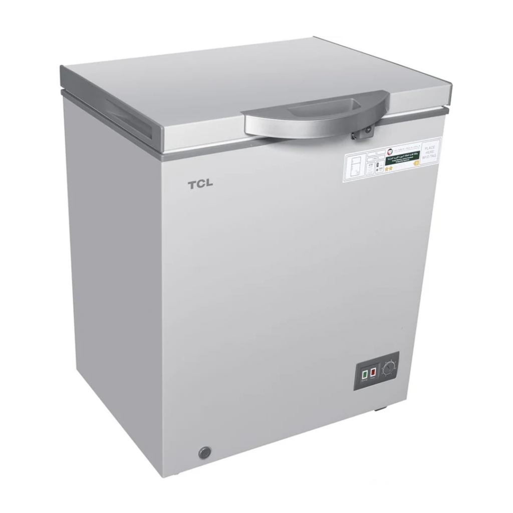TCL Chest freezer, 188L, Silver color - F188CFSL