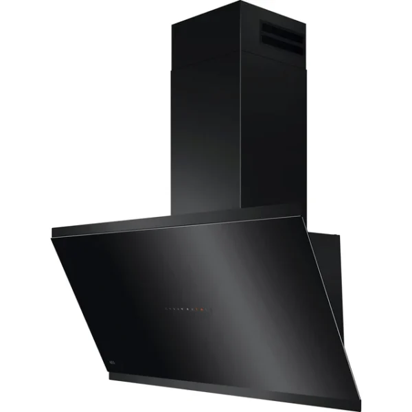 AEG GV77D91SB 90cm Chimney Hood Black Glass | Touch Control