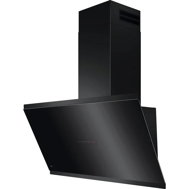AEG GV77D91SB 90cm Chimney Hood Black Glass | Touch Control
