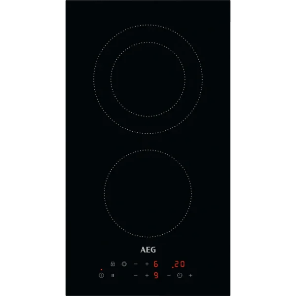 AEG Built-in electric hob, 2 electric elements, 30 cm