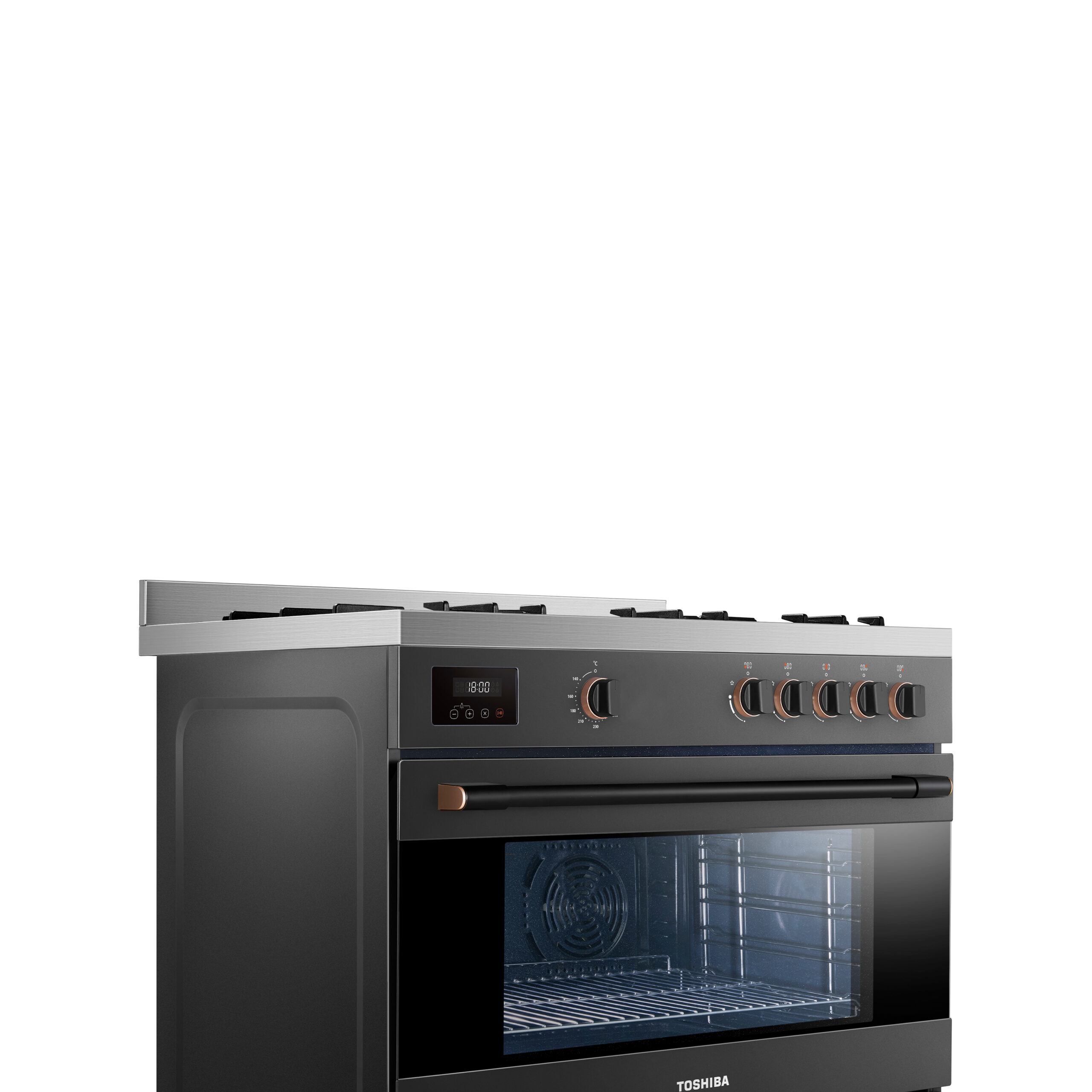 Toshiba 90 cm Gas Cooking Range - RQ1-90MG5GE(GR) - Image 4