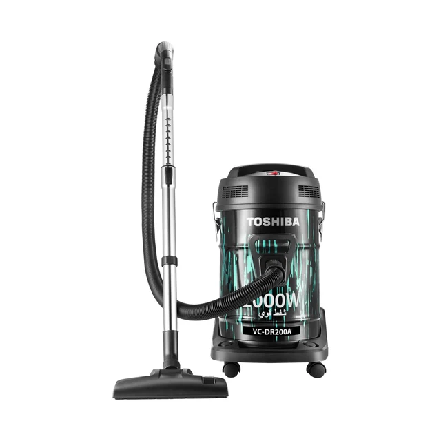 TOSHIBA - 21 Liters Drum Type Vacuum Cleaner, 2000 Watts - VC-DR200ABF(B) - Image 3